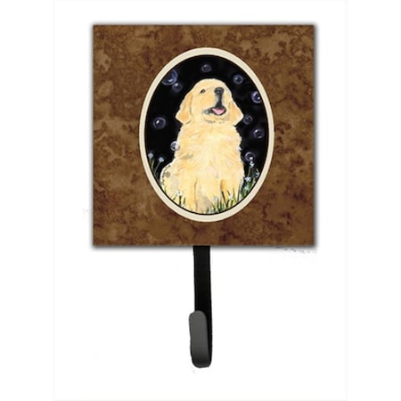 Micasa 4.25 x 6 in. Golden Retriever Leash Or Key Hook MI234505